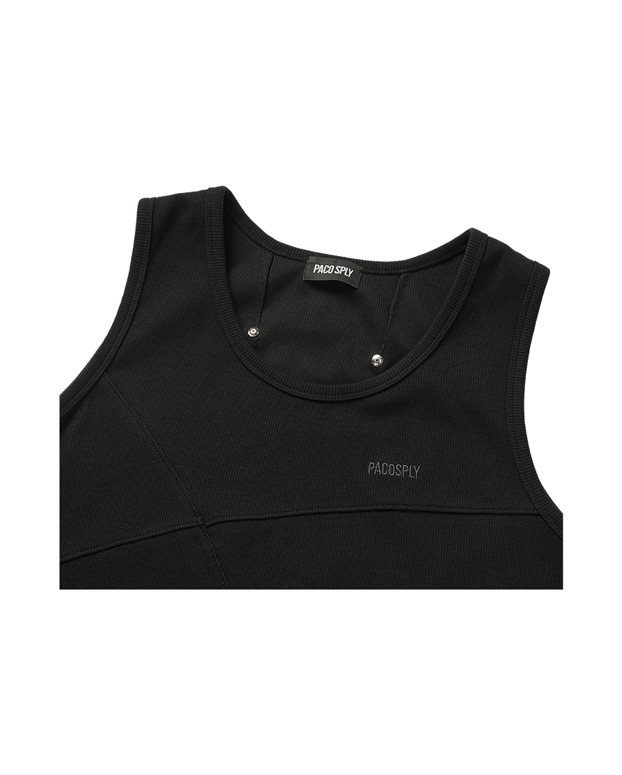 X SLEEVELESS - BLACK