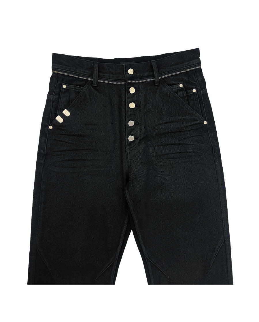 RWM JEANS - WAXED BLACK