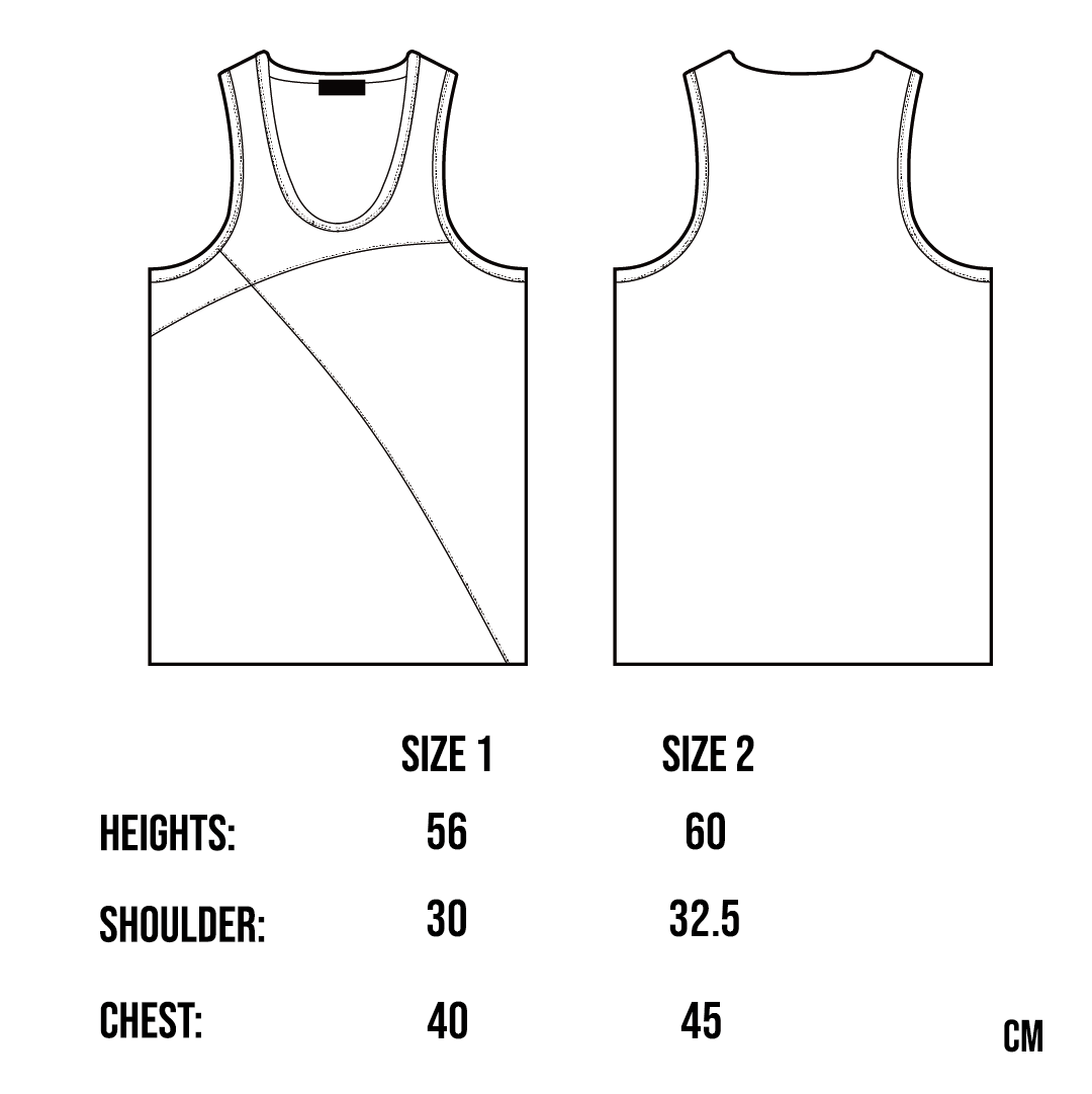 X SLEEVELESS - BLACK