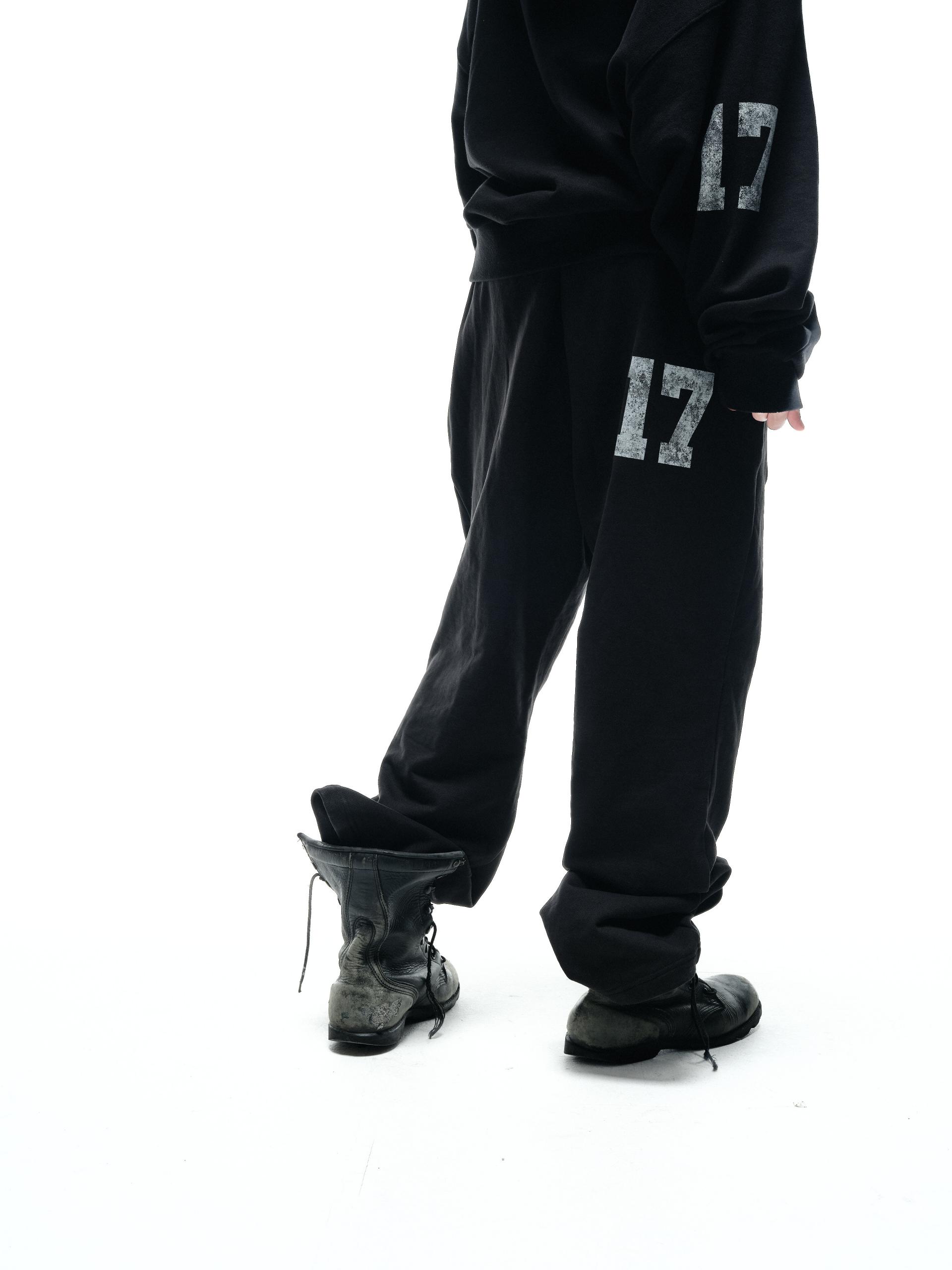 FALLING ANGEL SWEATPANTS - BLACK
