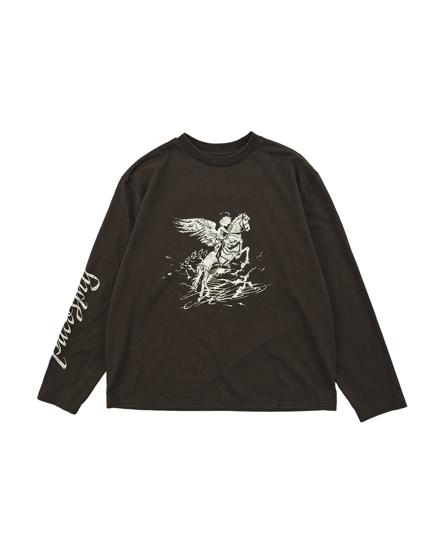 FALLING ANGEL VINTAGE LONG SLEEVE - VINTAGE BROWN
