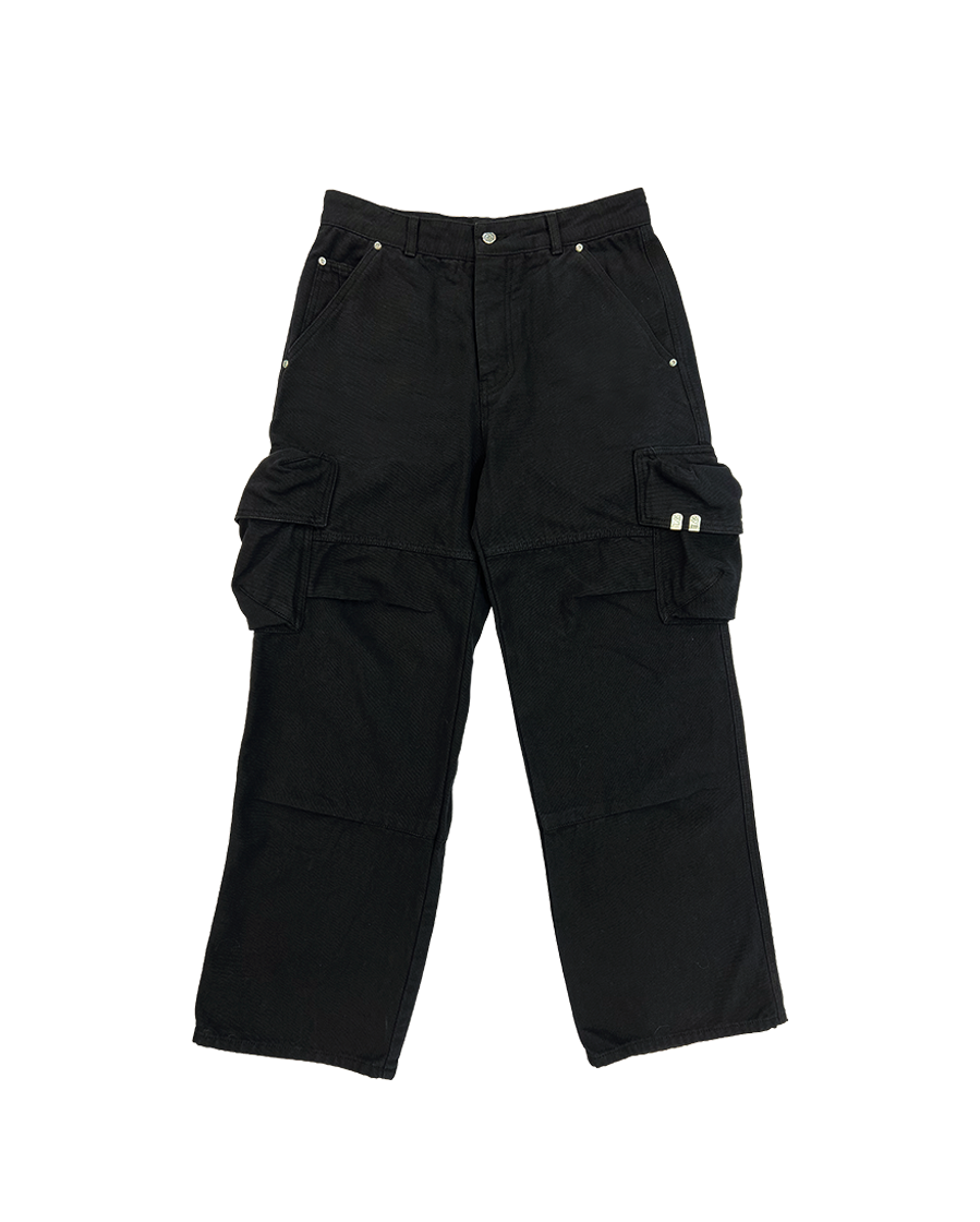 ALLDAY CARGO PANTS - BLACK
