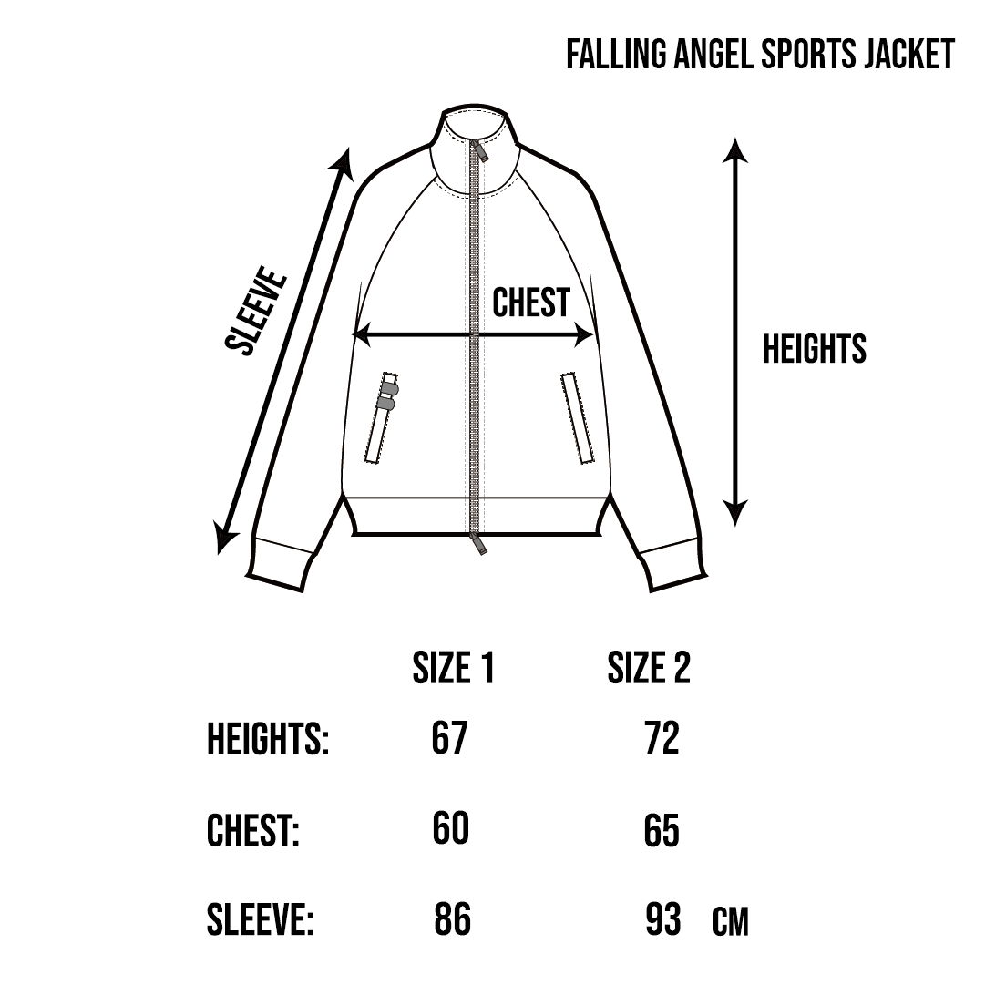 FALLING ANGEL SPORTS JACKET - NAVY