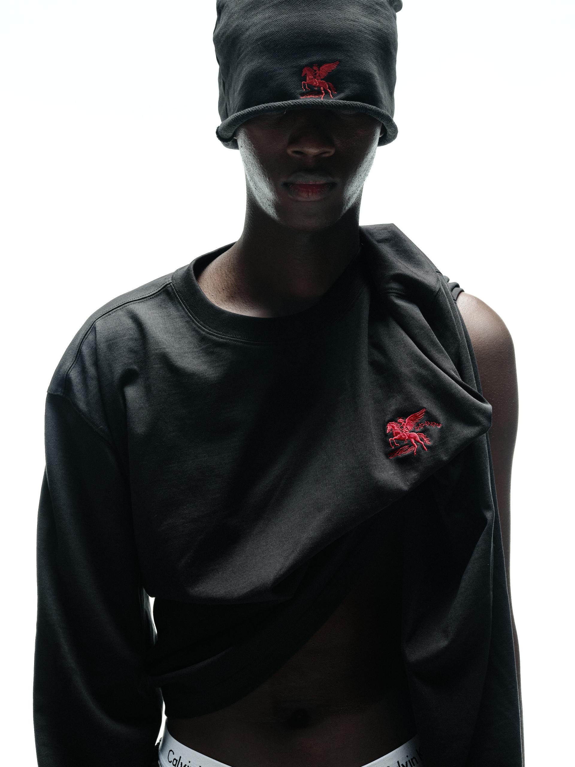 FALLING ANGEL LONG SLEEVES - BLACK