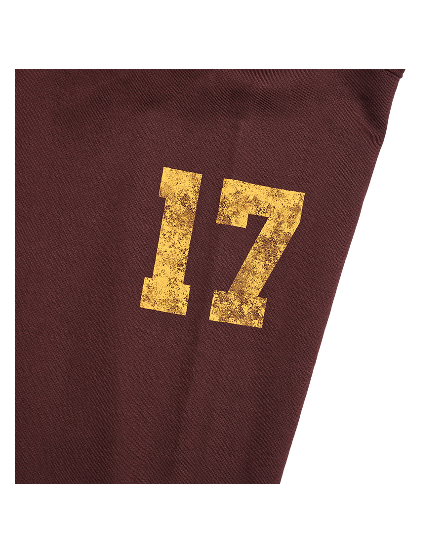 FALLING ANGEL ZIP UP HOODIE - BURGUNDY