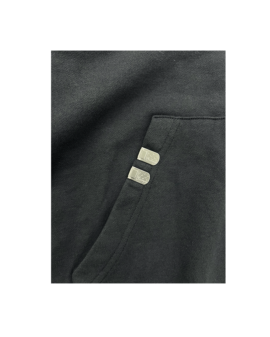 FALLING ANGEL ZIP UP HOODIE - CHARCOAL