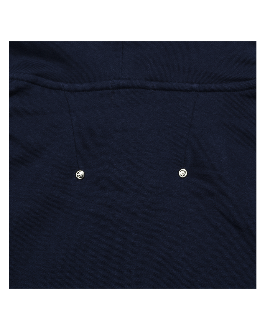 FALLING ANGEL ZIP UP HOODIE - NAVY
