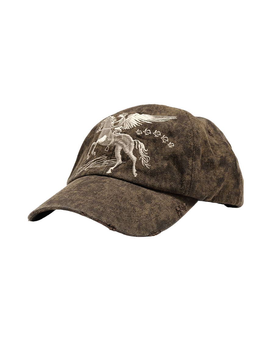 VINTAGE FALLING ANGEL CAP - UNIQUE BROWN