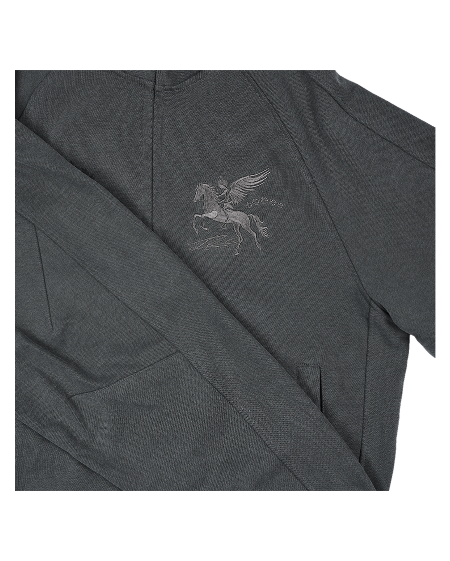 FALLING ANGEL VINTAGE TRACK JACKET - CHARCOAL