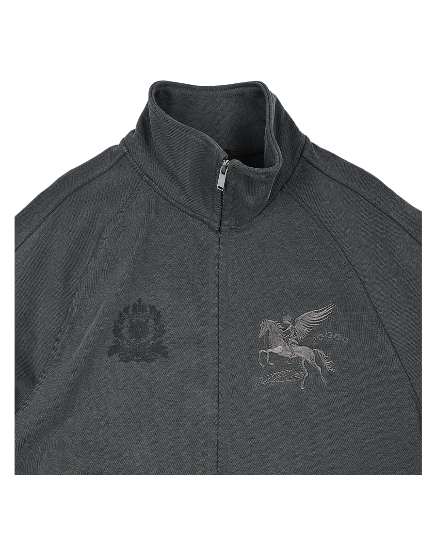 FALLING ANGEL VINTAGE TRACK JACKET - CHARCOAL