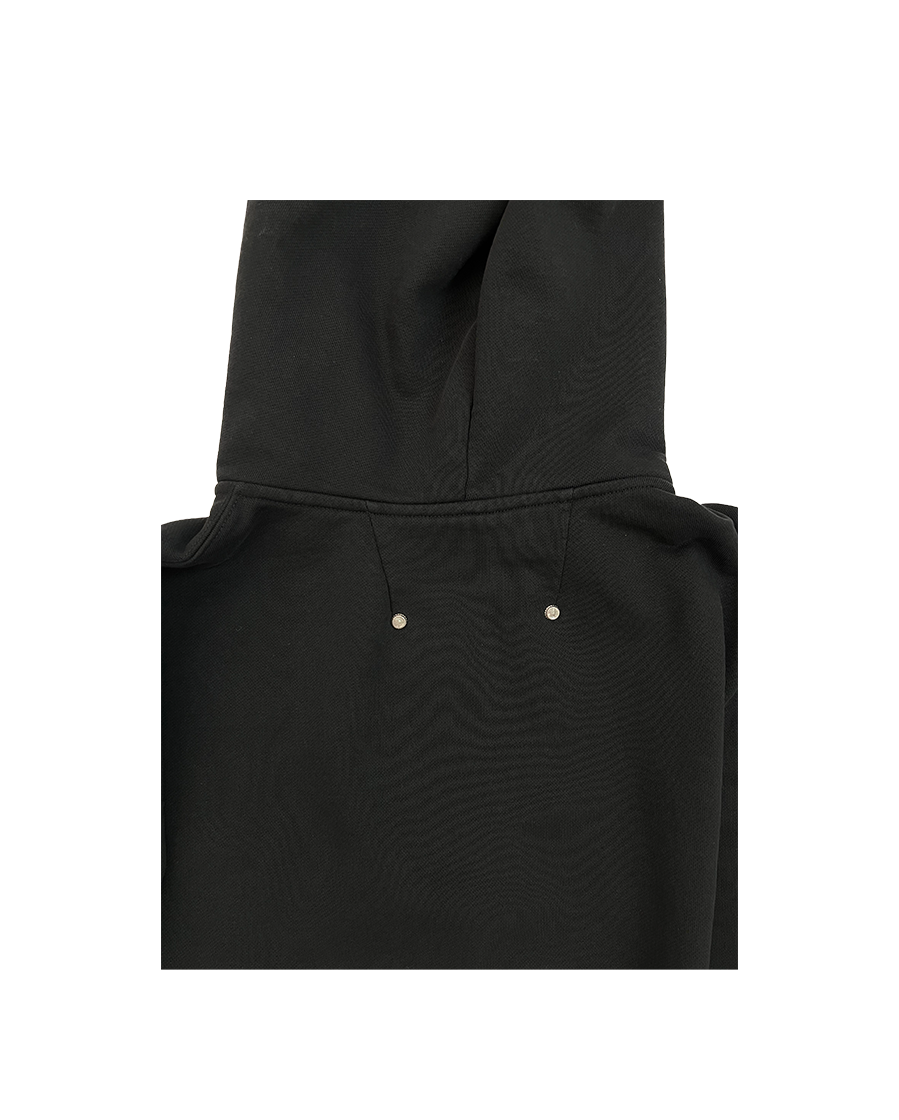 ALLDAY ZIP UP HOODIE - BLACK