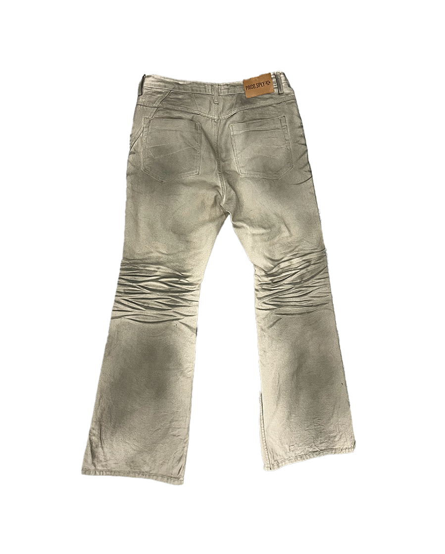 CRUSHED BOOTS JEANS - DIRTY DESERT