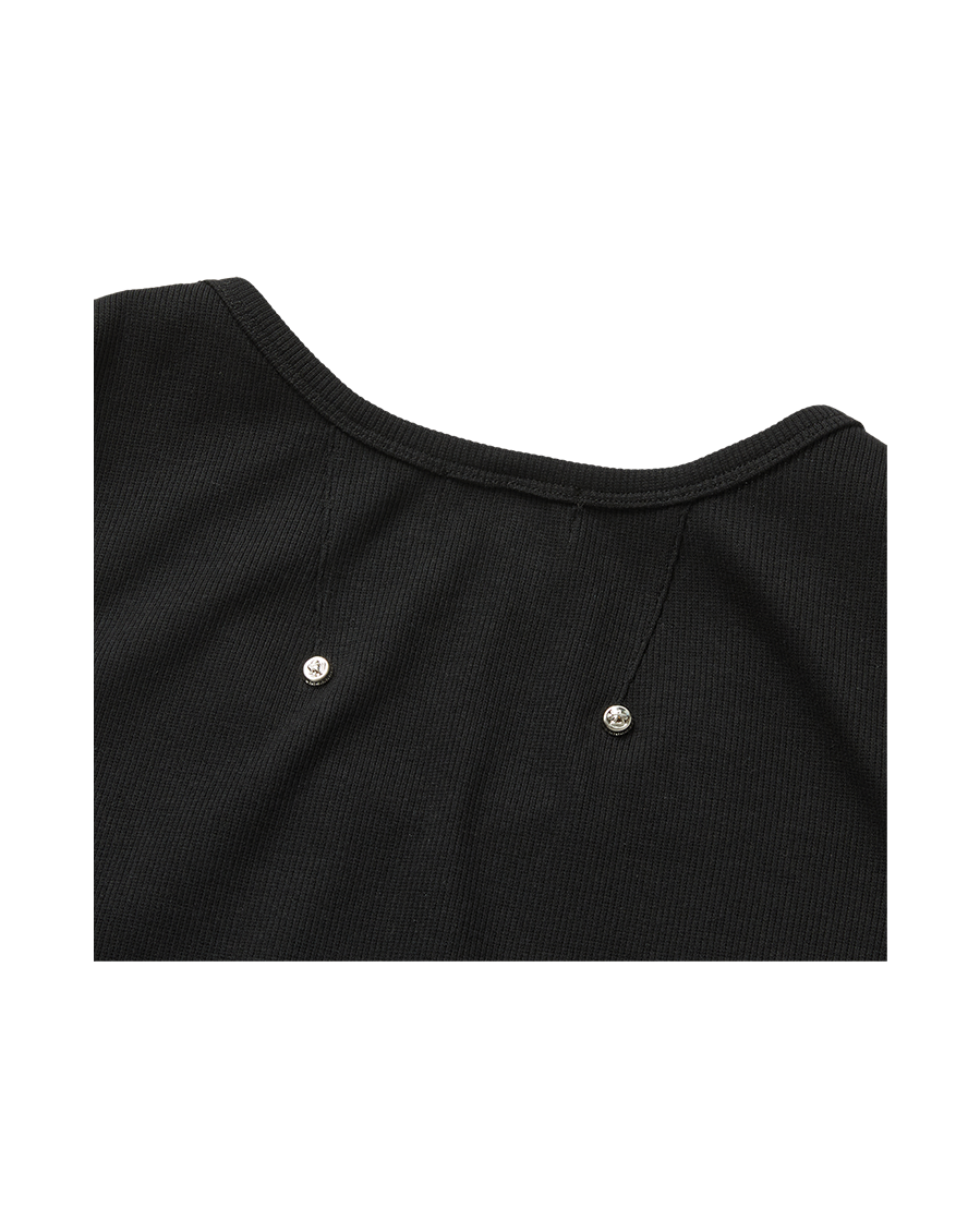 X SLEEVELESS - BLACK