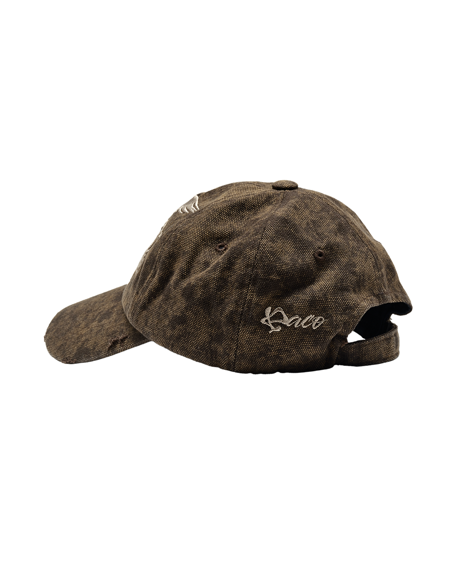 VINTAGE FALLING ANGEL CAP - UNIQUE BROWN