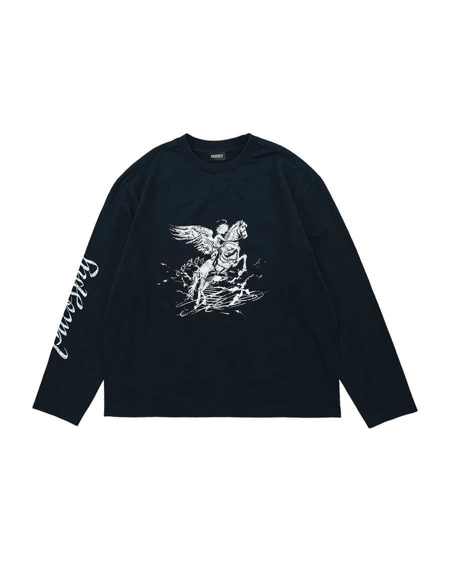 FALLING ANGEL VINTAGE LONG SLEEVE - VINTAGE NAVY