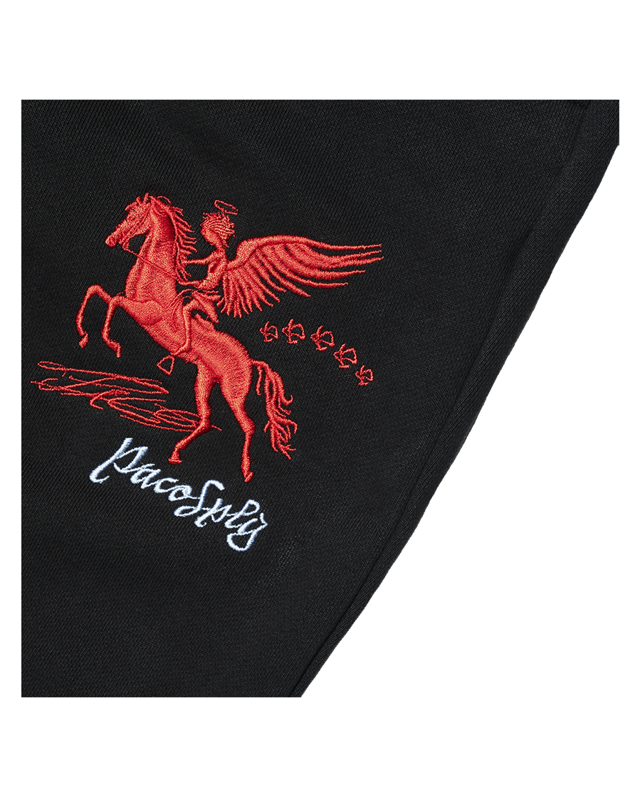 FALLING ANGEL SWEATPANTS - BLACK