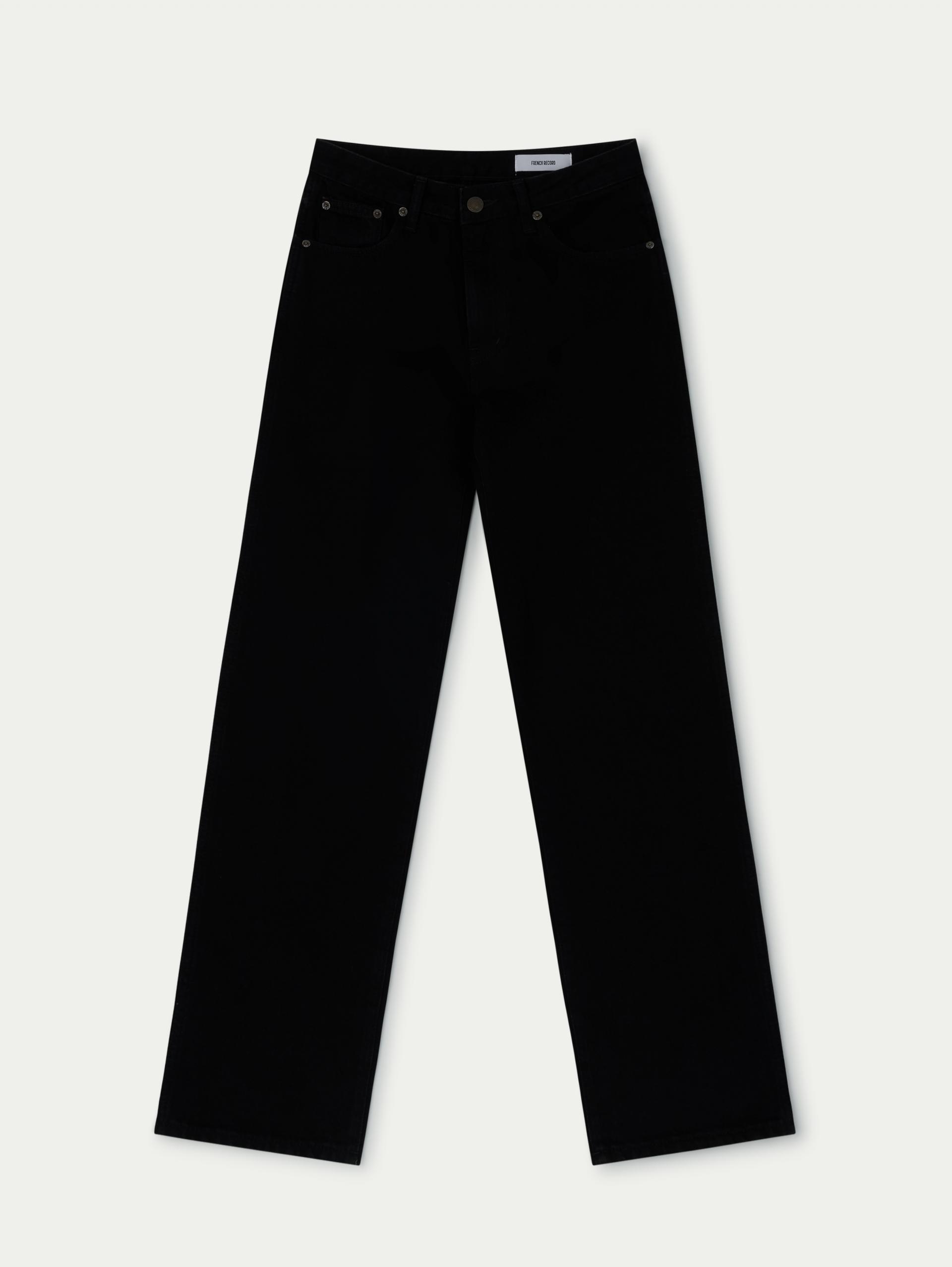 Slim Straight Denim (Black)