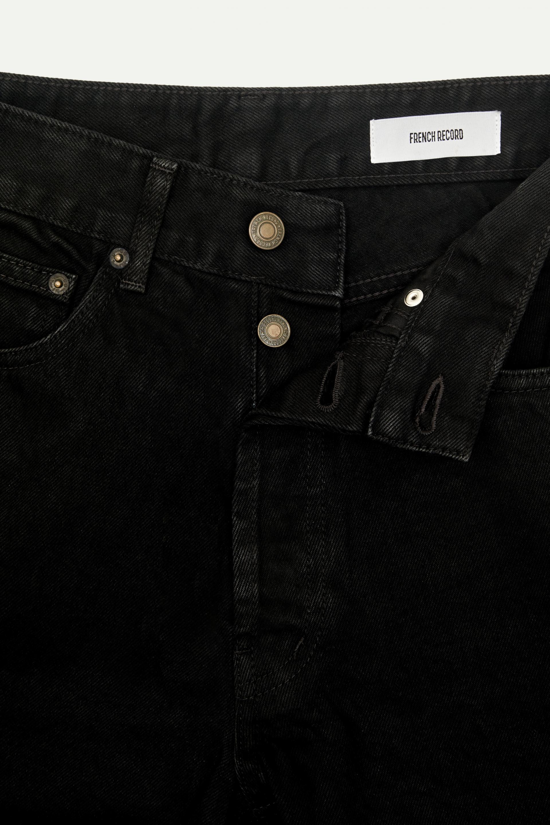 Regular Fit Denim-Black