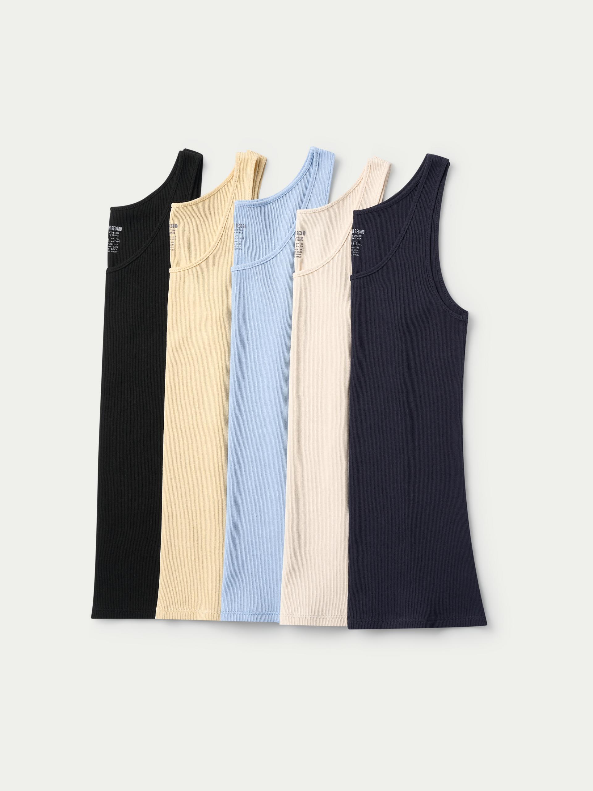 Rib Sleeveless Top (6/17 open)