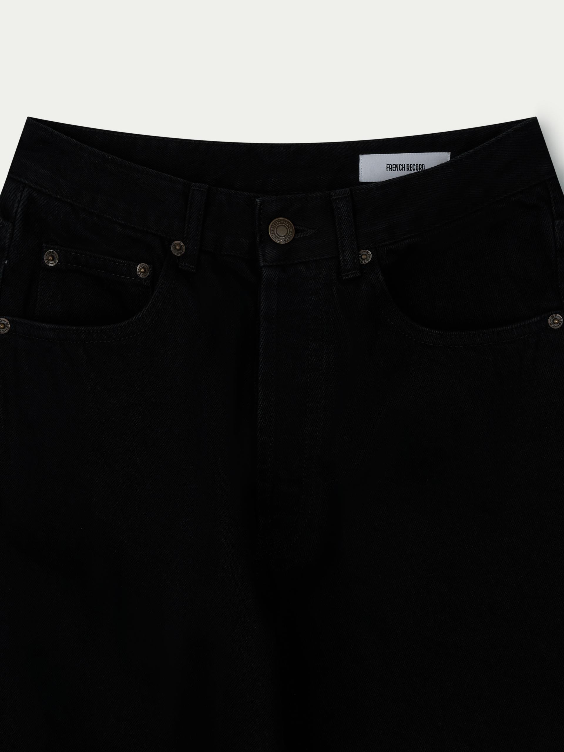 Slim Straight Denim (Black)