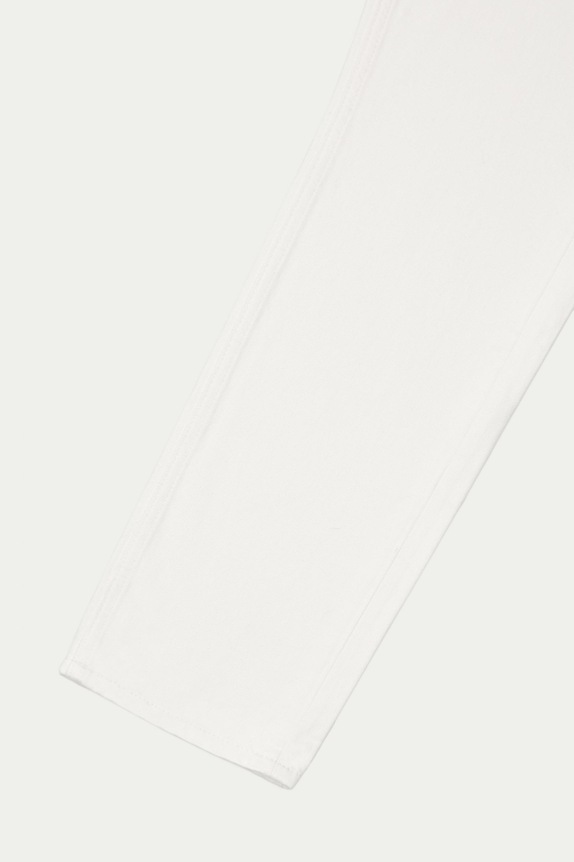 Regular Fit Denim-White