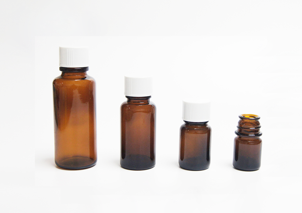 향료병, 갈색유리병, 시약병