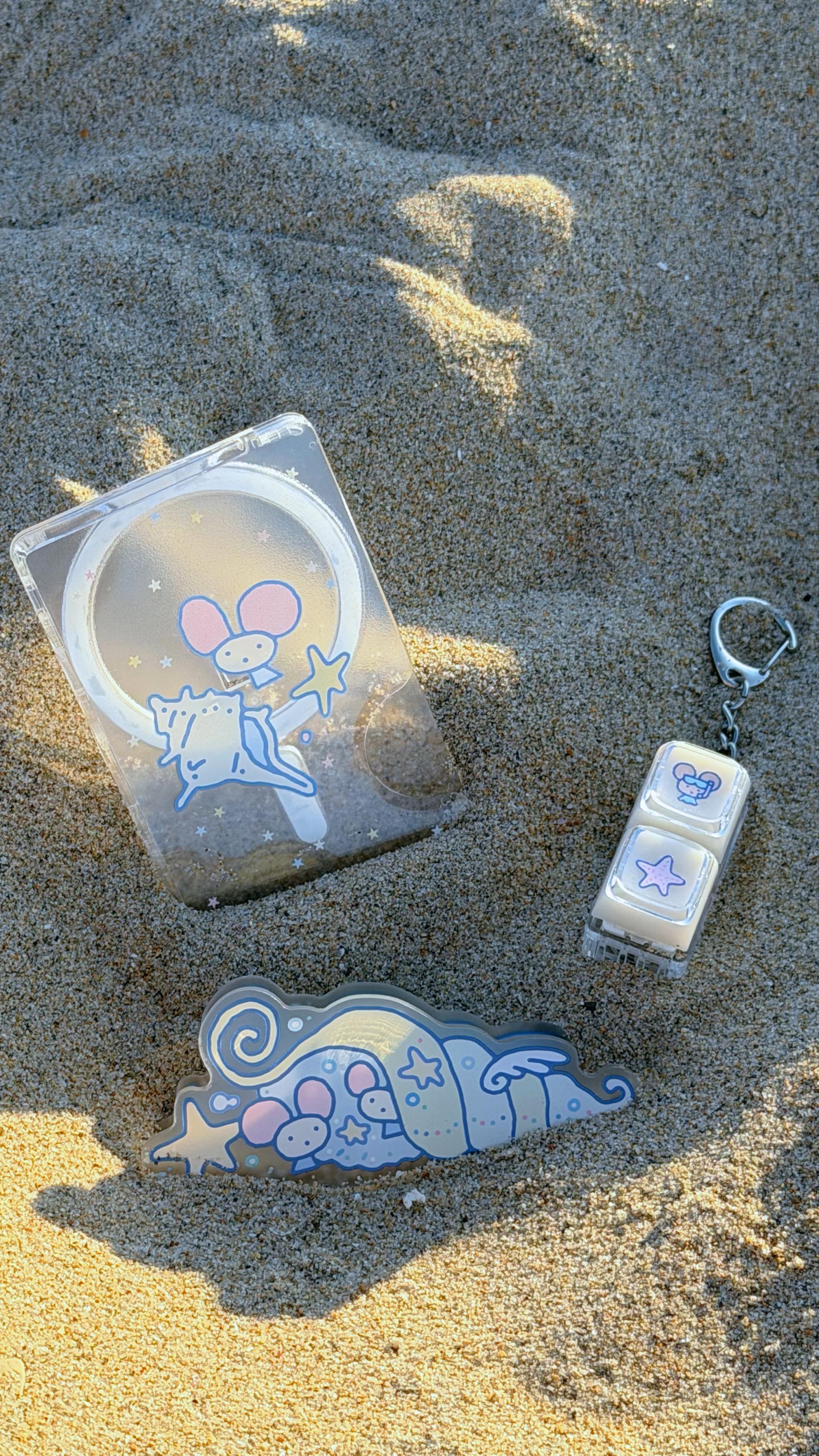 블루 다이브 키캡 키링