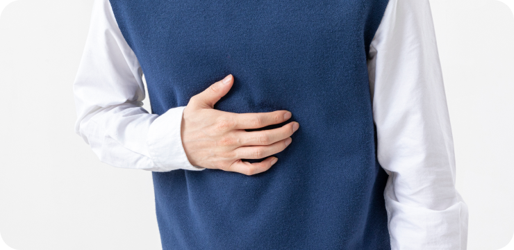 속 쓰림 및 작열감