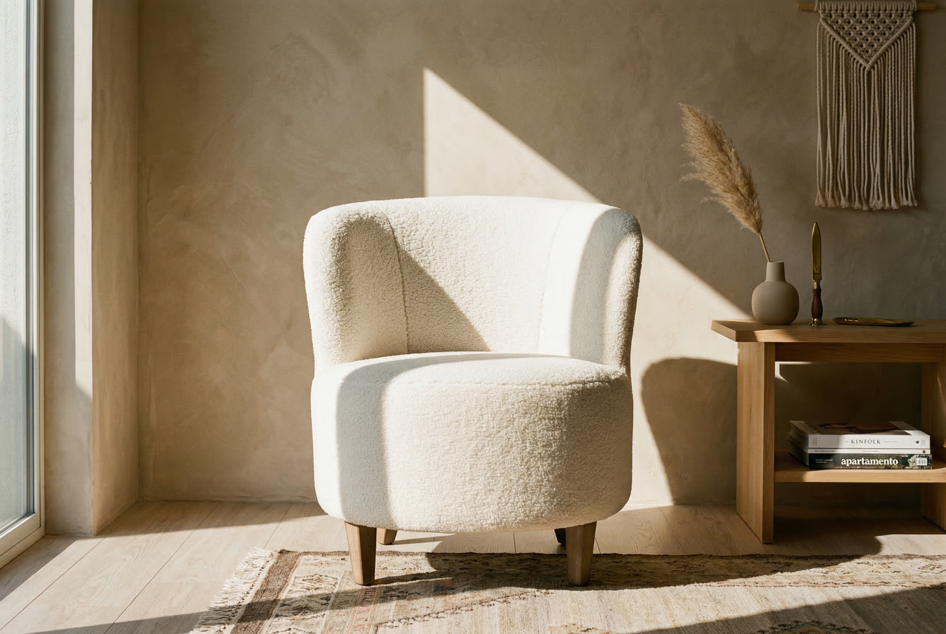 SHEARING LOUNGE CHAIR · 시어링 라운지