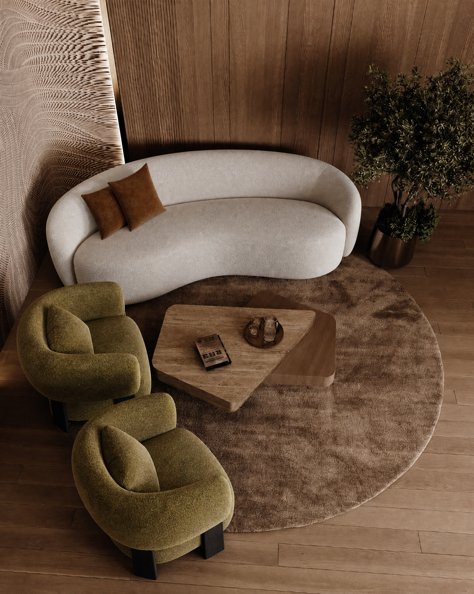 CURV 3-SEATER SOFA · 커브 3인 소파