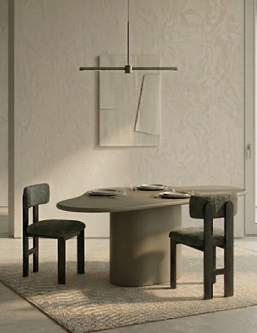 POND DINING TABLE 230 - KHAKI