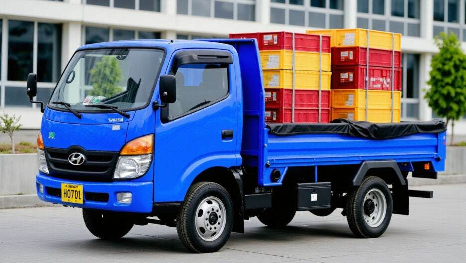 작은 화물용 자동차, '용달차' 예시