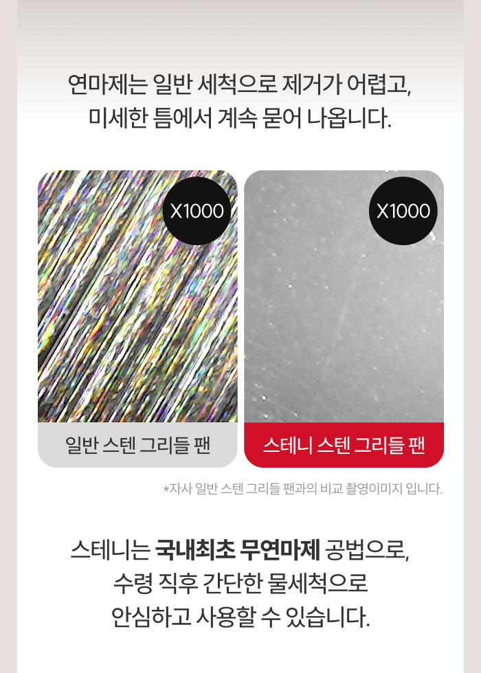 [최화정 Pick!] 스테니 무연마제 통5중 스테인리스 원더핸즈