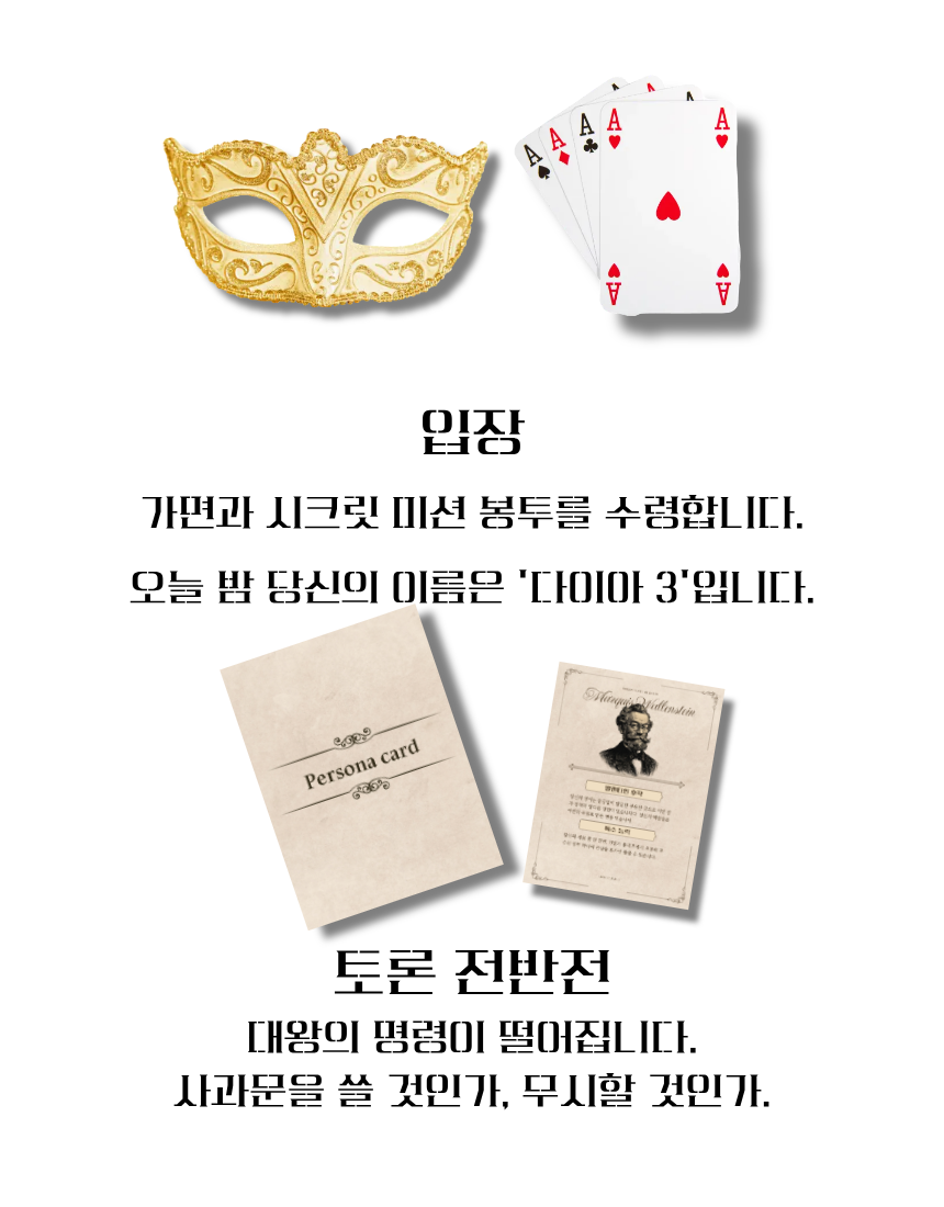 (혜택가)BLIND DEBATE : 프리드리히 대왕의 궁전 (날짜별 선착순14명)