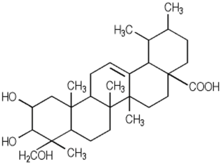 Asiatic Acid 구조