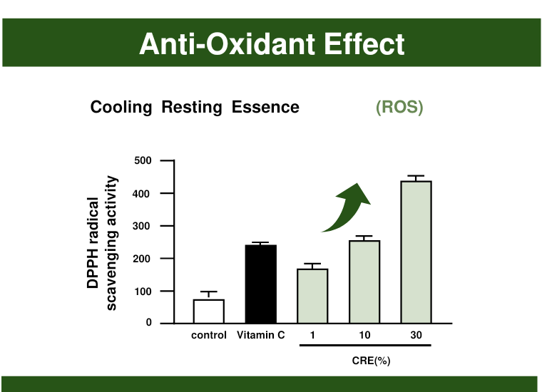 Cooling Resting Essence DPPH 항산화 시험