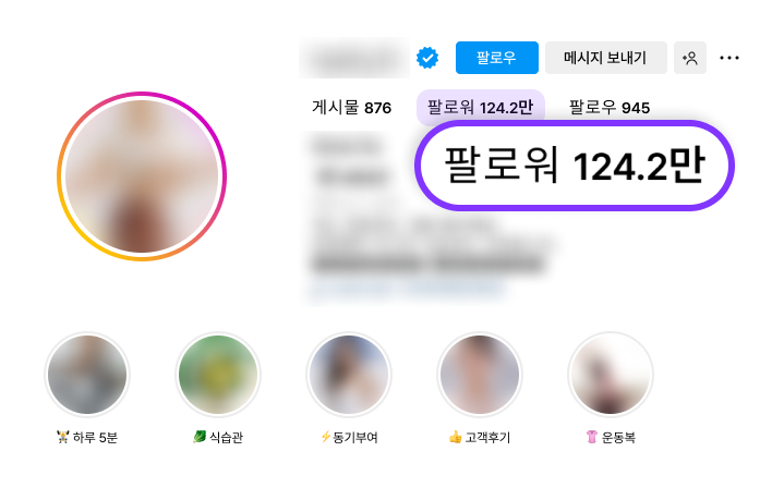 메가 인플루언서 기반