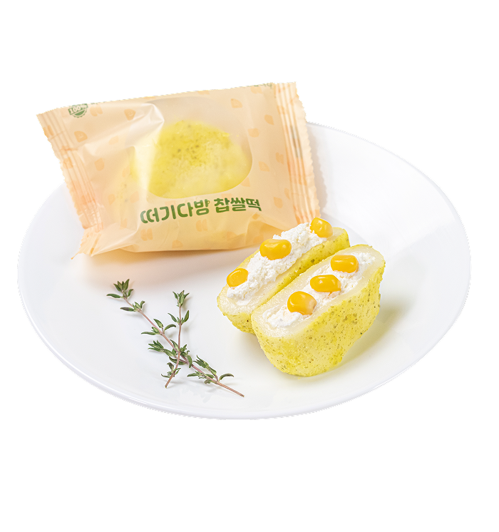 옥수수크림떡