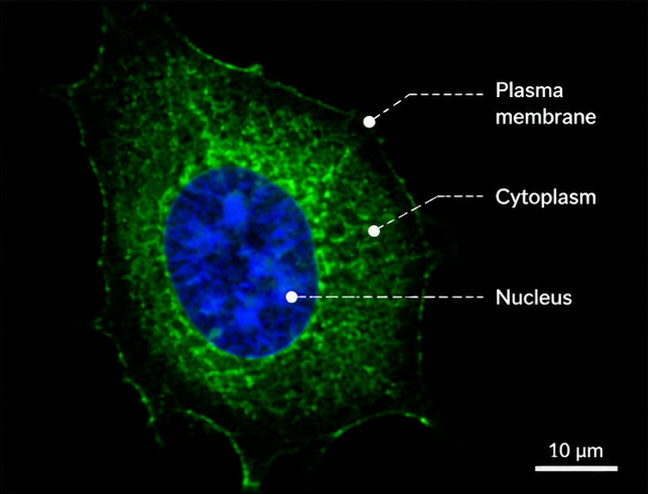 Protein localization image