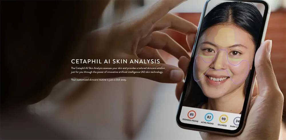 Cetaphil AI 피부 분석 테스트