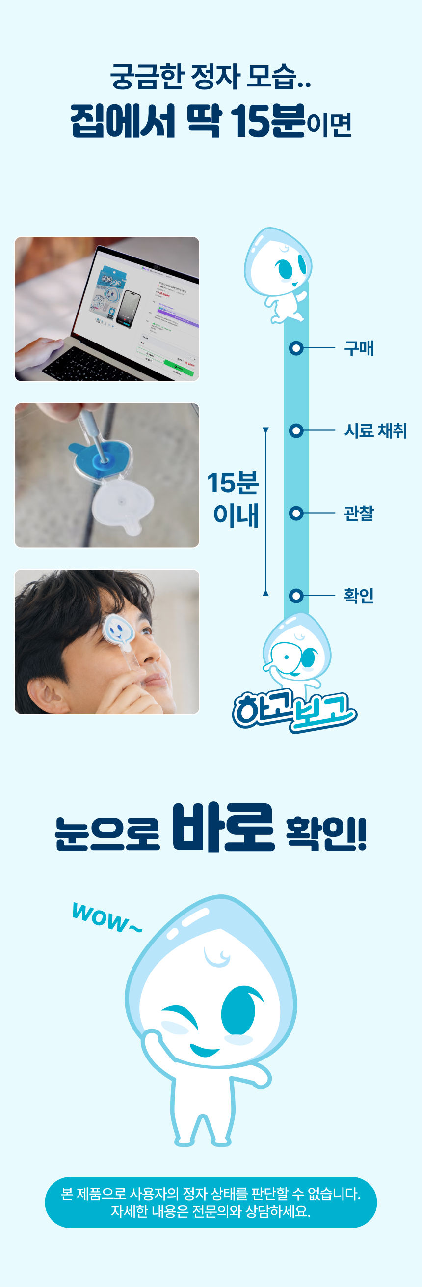하고보고 정자 관찰기 1세트