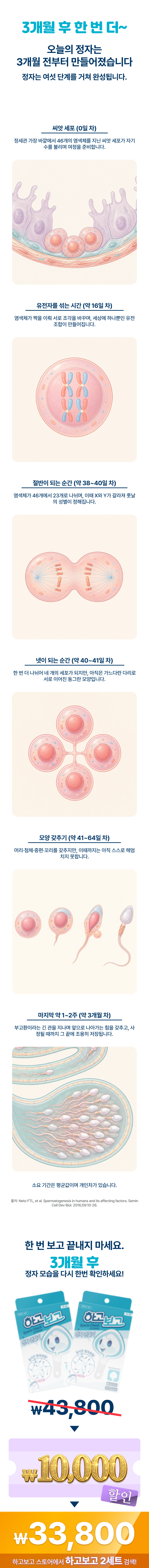 하고보고 정자 관찰기 1세트