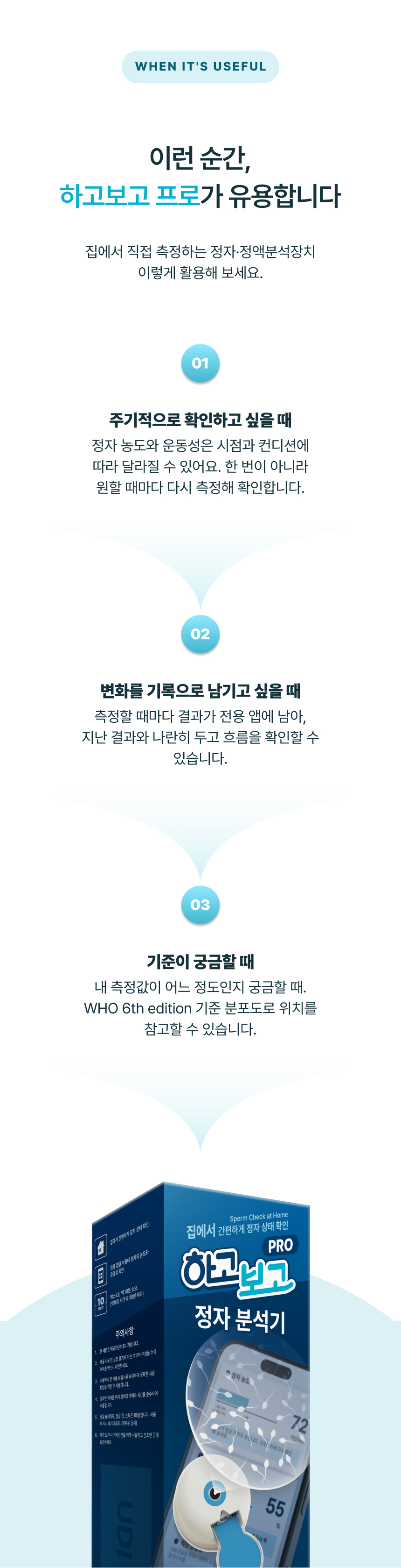하고보고 프로 정자 분석기
