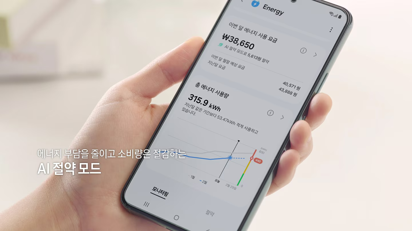 Bespoke AI 하이브리드 4도어 874L (오토오픈도어)
