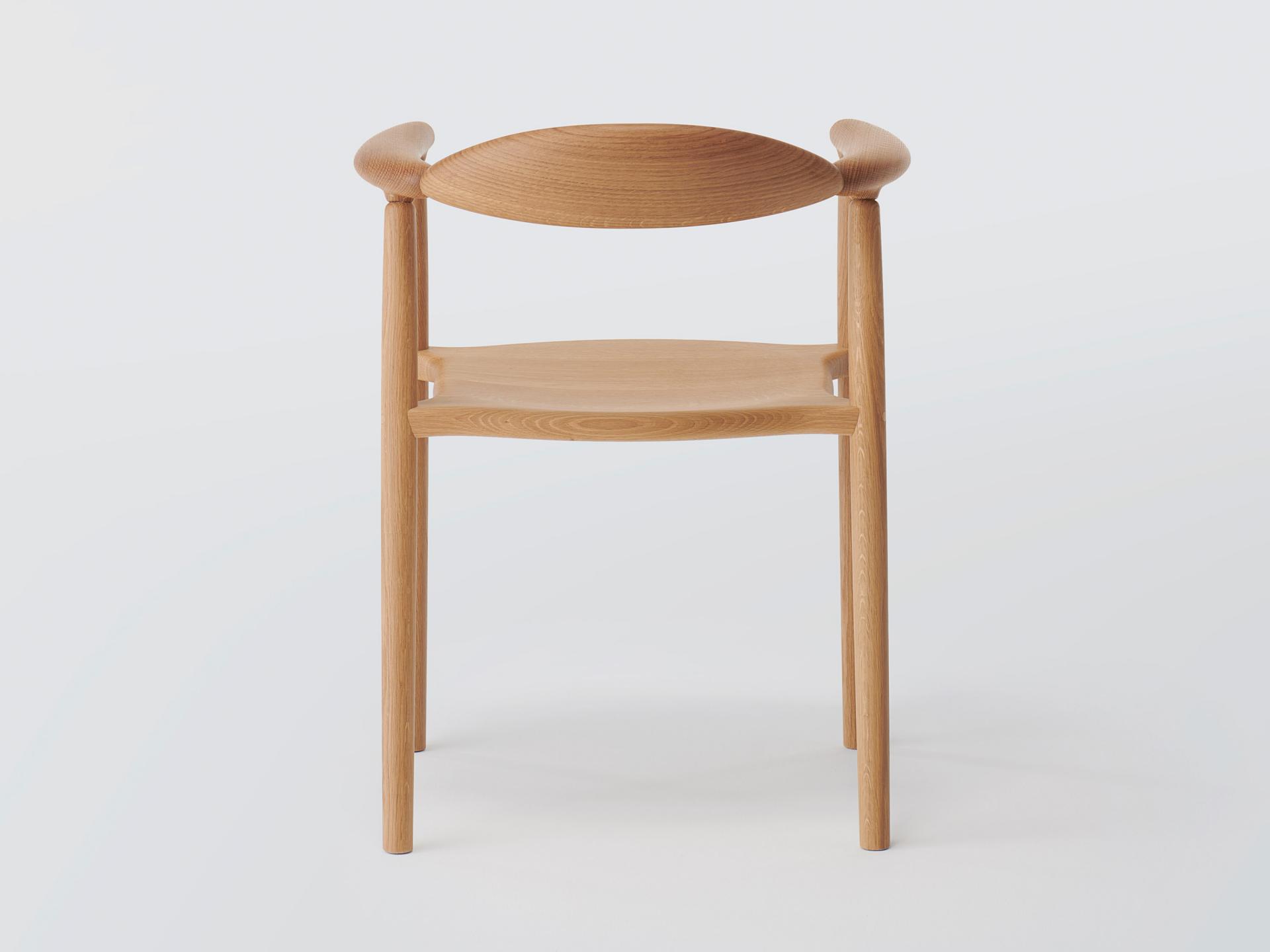 Musubi Armchair (Wooden Seat) - OAK