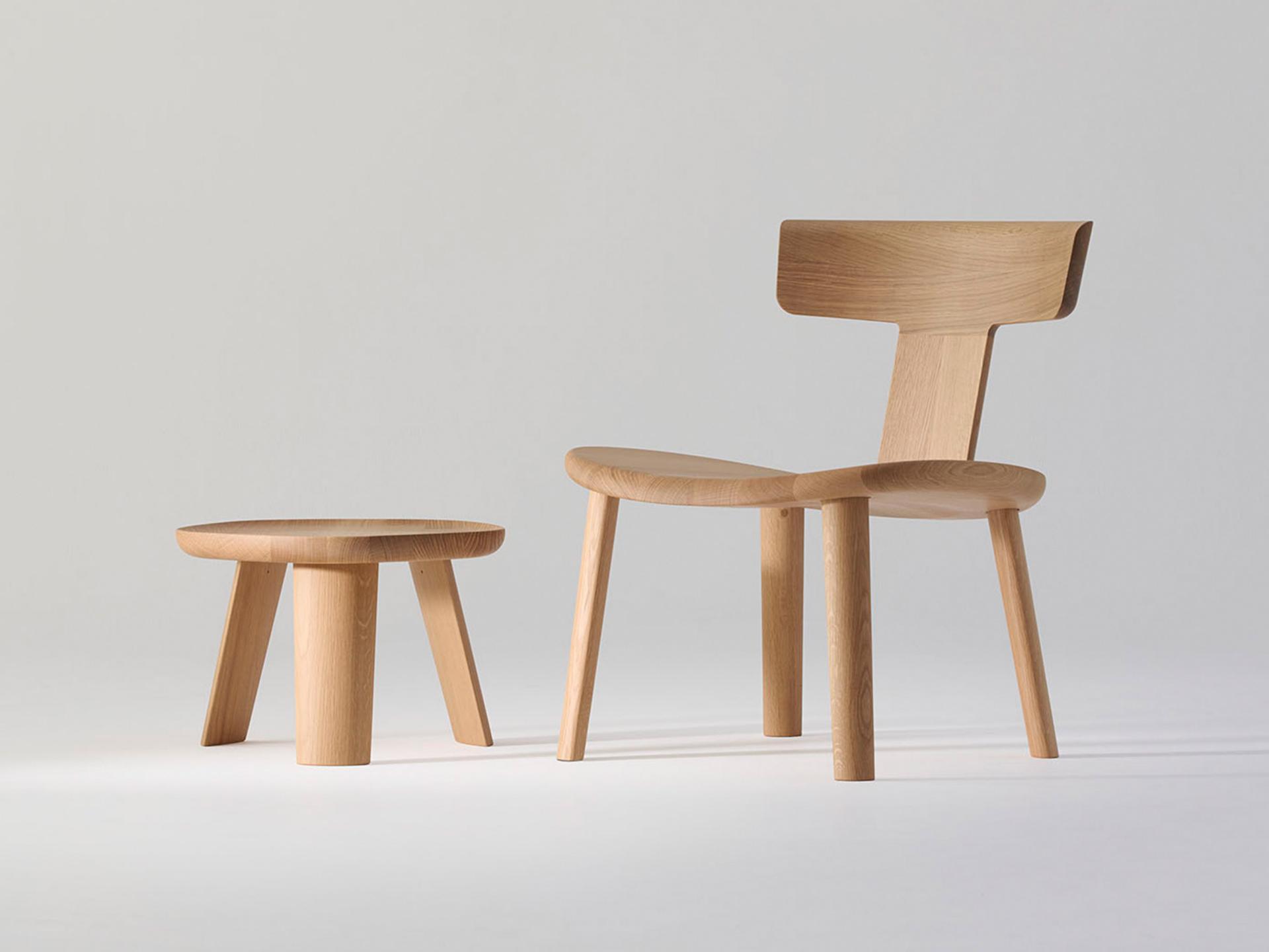 Hinode Lounge Chair (Wooden Seat)
