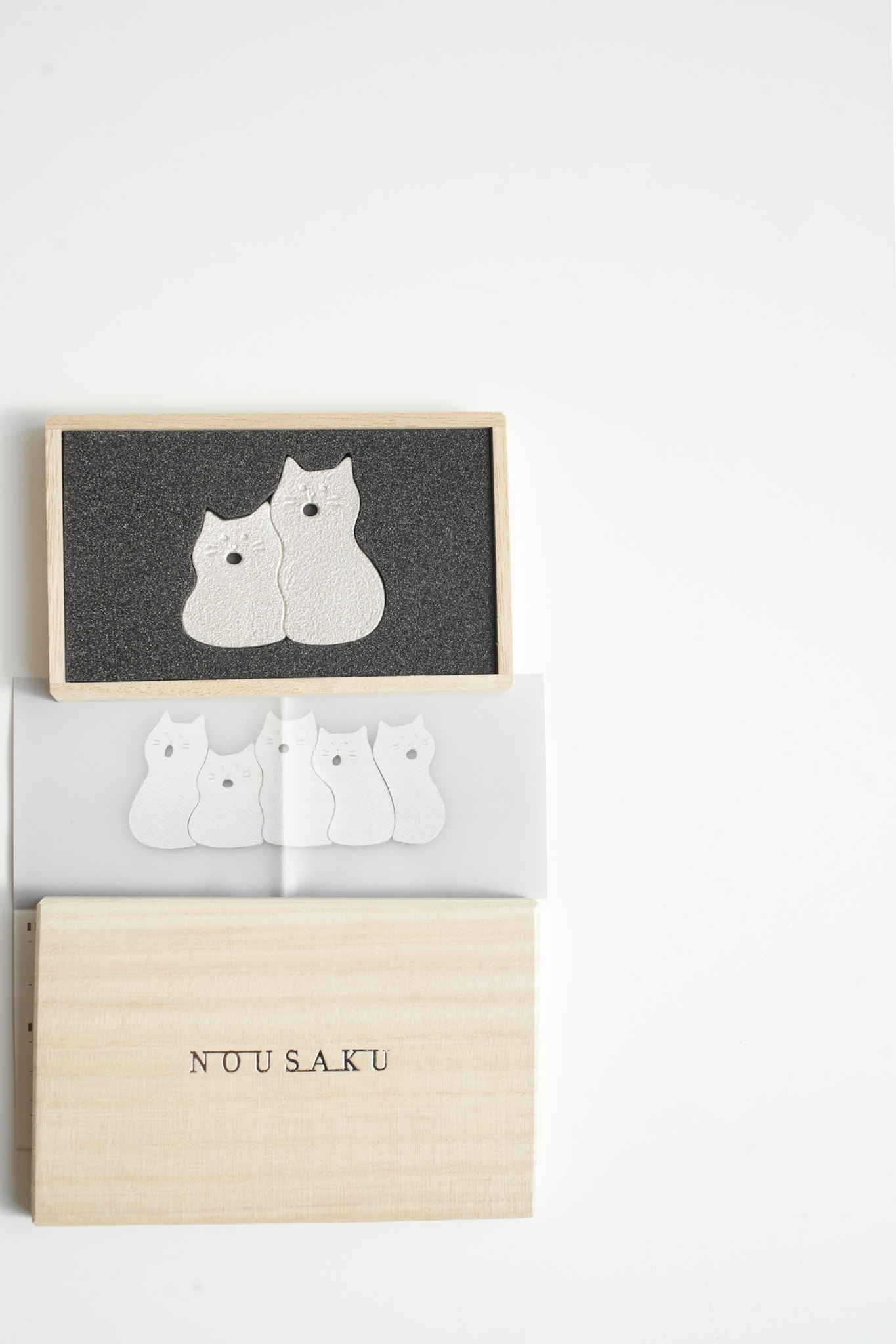 Chopstick Rest：Singing Cats-set of 2