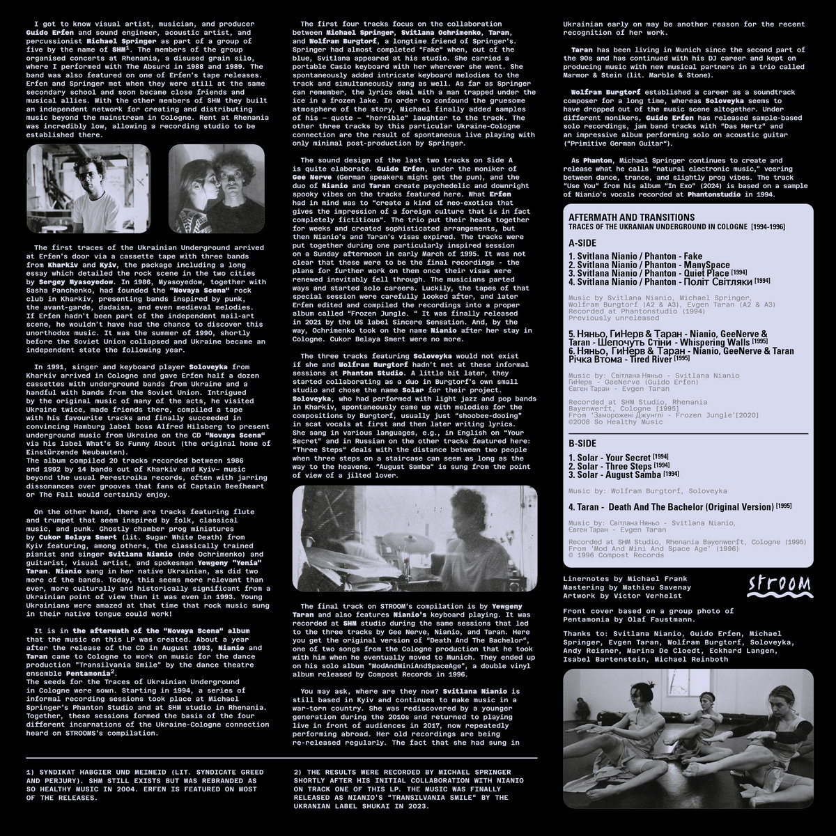 Aftermath and Transitions (Traces Of The Ukrainian Underground in Cologne (1994-1996)) (VINYL)