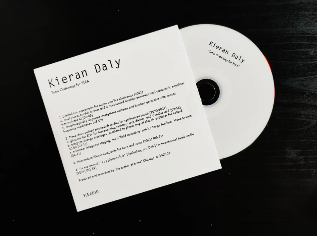 Kieran Daly - Total Orderings for FLEA (CD)