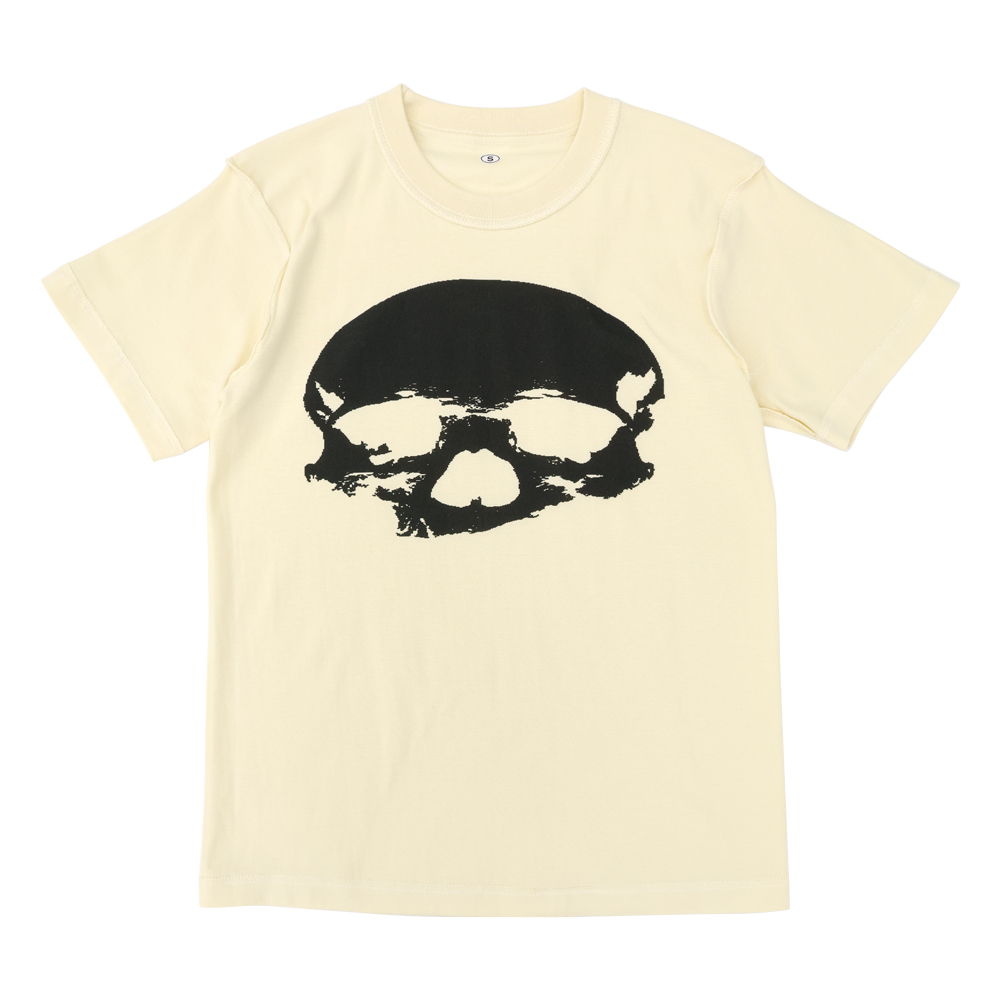 OASIS 2 - SKULL T-shirt (Light Yellow)